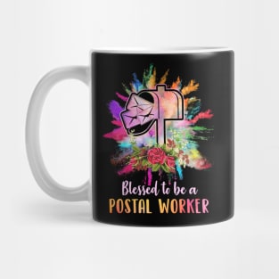 Blessed To Be A Postal Worker Mug